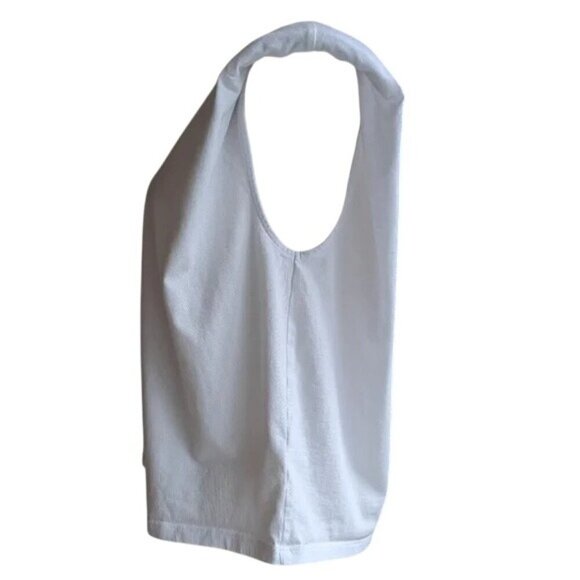 Aritzia Babaton White Padded Shoulder Sleeveless Muscle Tee - Picture 5 of 8